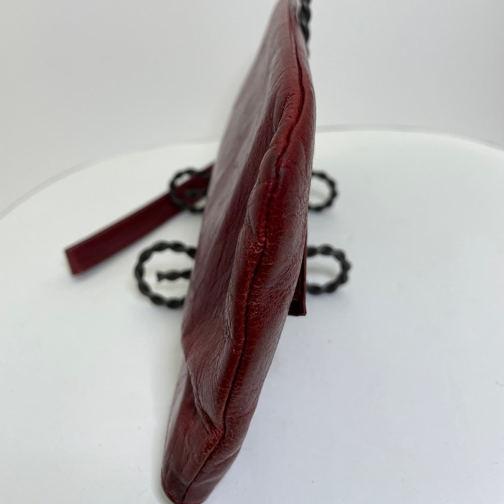 HOBO | 2000s Vintage | Genuine Leather RED Wristlet/Wallet with BOW detailing - Picture 5 of 7